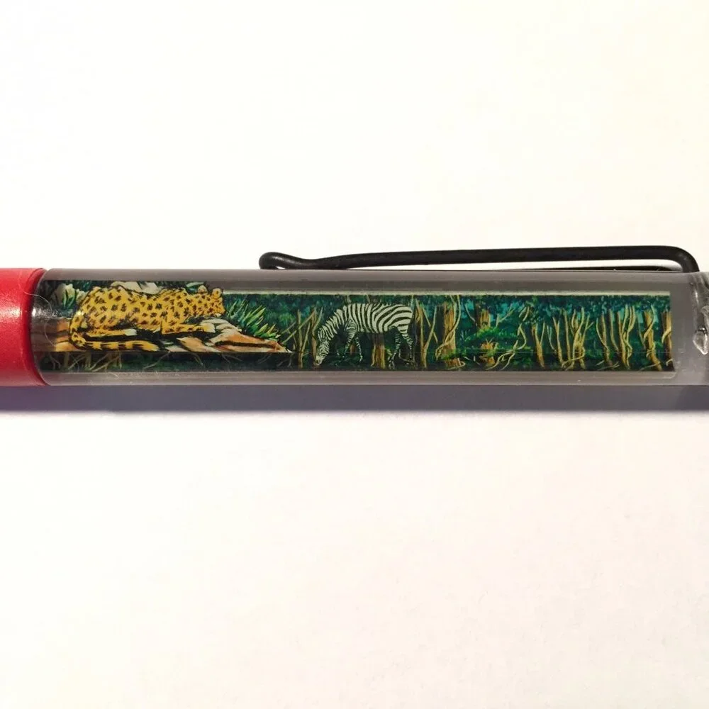 Fossil Rim Wildlife Center Texas Floaty Pen Cheetah Stalks Zebra Zoo Souvenir
